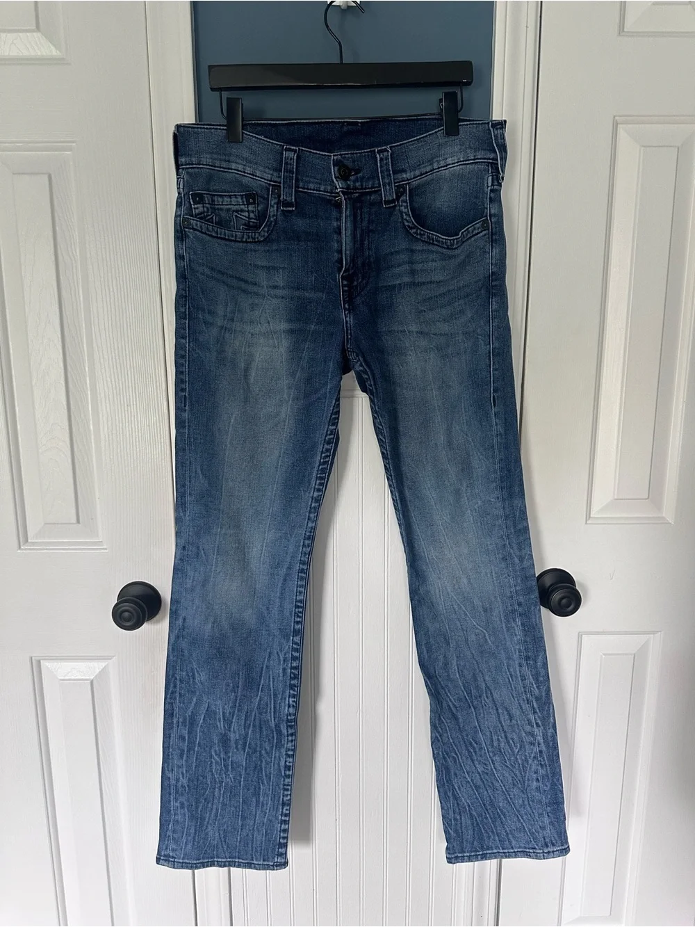 True Religion World Tour Men’s Jeans Size 32 Medium Wash Horseshoe